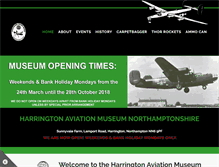 Tablet Screenshot of harringtonmuseum.org.uk